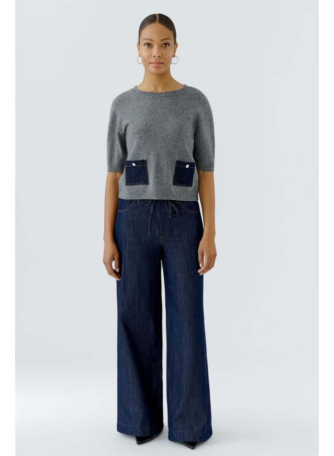 OUI Pullover Grijs 98983