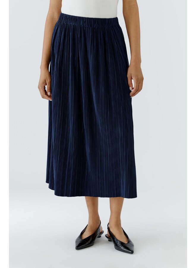 OUI Plisse Rok Blauw 99034