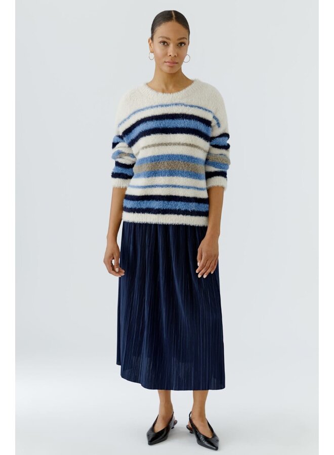 OUI Plisse Rok Blauw 99034