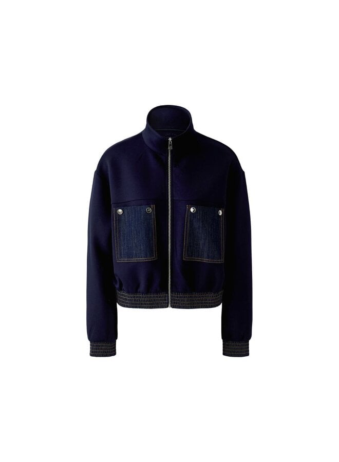 OUI Jeansjack Marine 99134