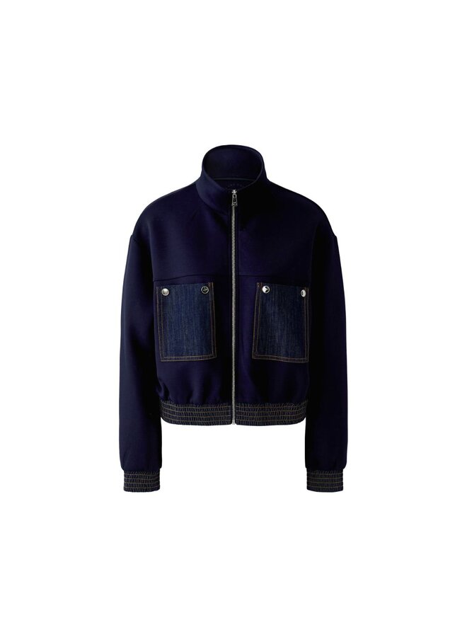 OUI Jeansjack Marine 99134