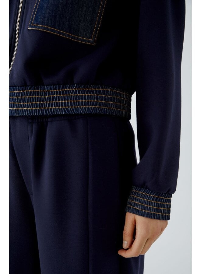 OUI Jeansjack Marine 99134