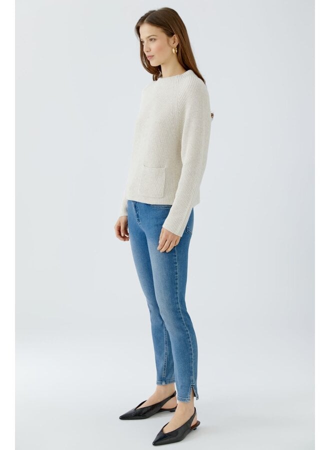 OUI Pullover Beige 97991