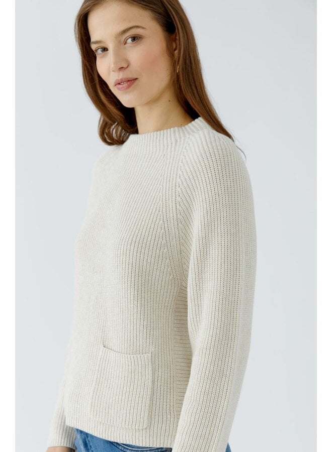 OUI Pullover Beige 97991