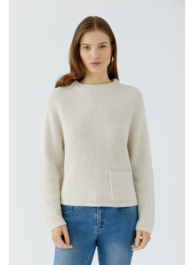 OUI Pullover Beige 97991