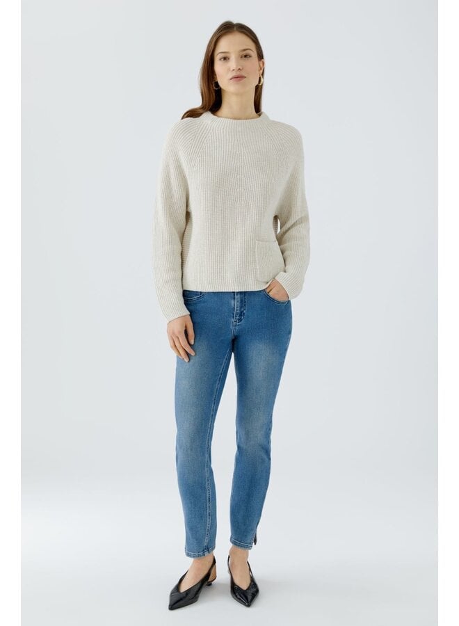 OUI Pullover Beige 97991