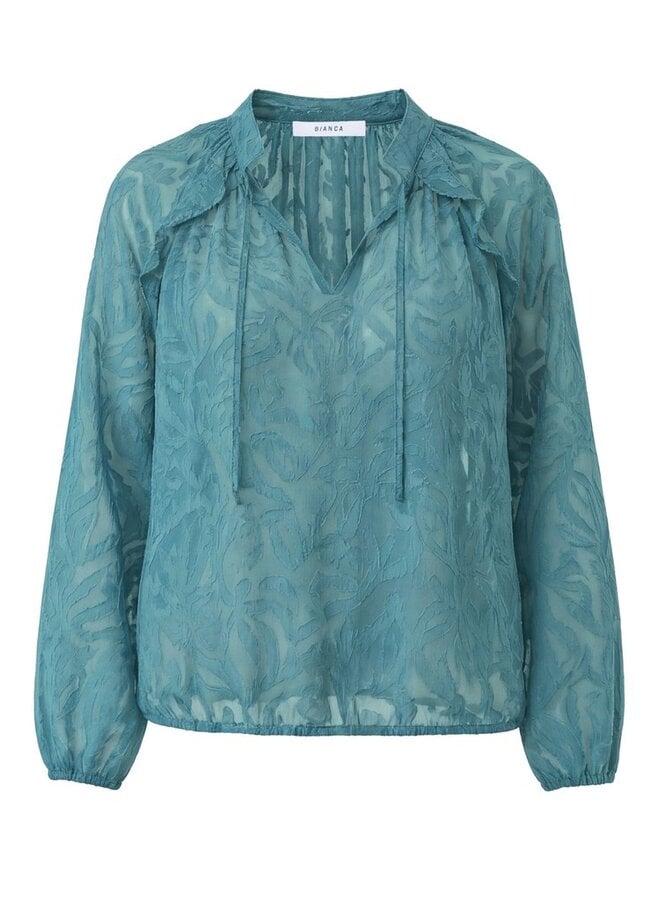 Bianca Blouse Staalblauw 85005