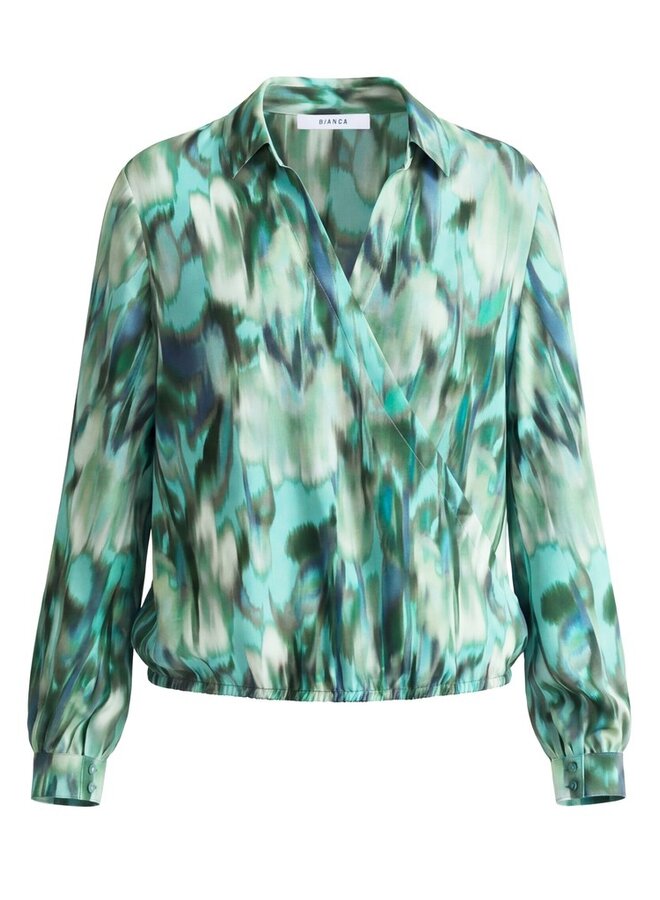 Bianca blouse Groen 85014