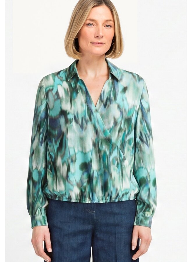 Bianca blouse Groen 85014