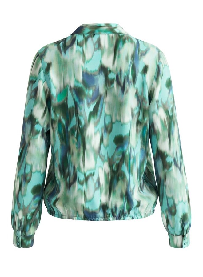Bianca blouse Groen 85014