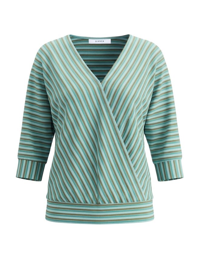 Bianca Shirt Blauw 86007