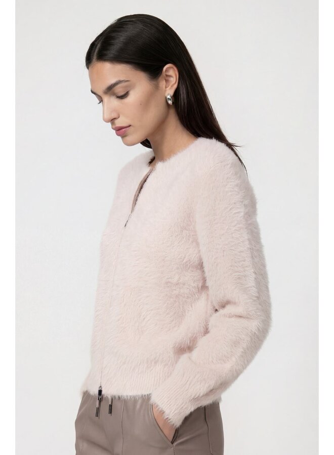 Monari Fluffy Vest Roze 809985