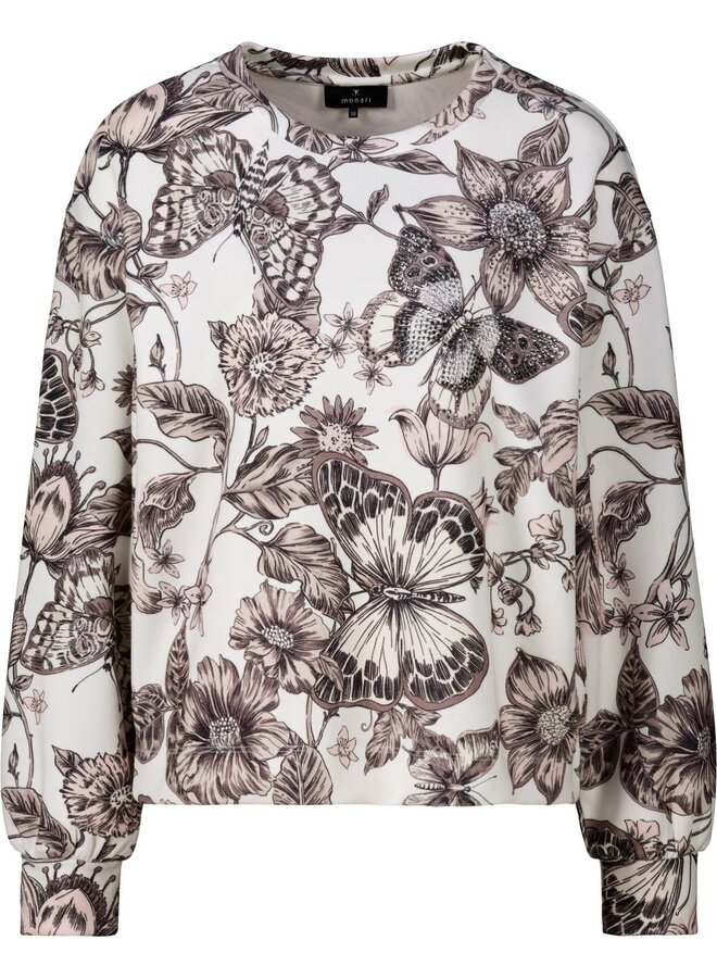 Monari Sweater Taupe 809766