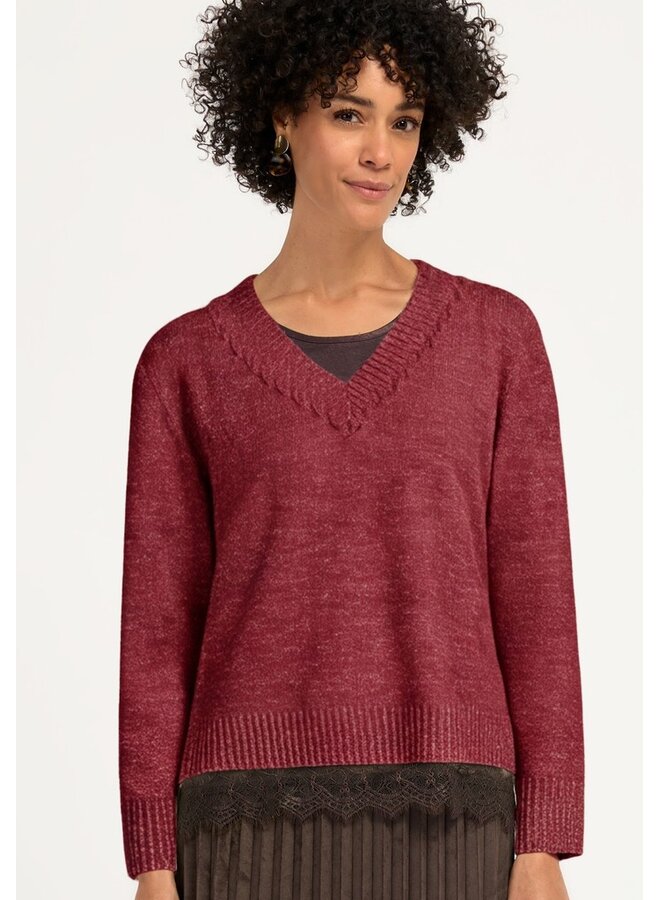 Bianca Pullover Bourgogne 88016