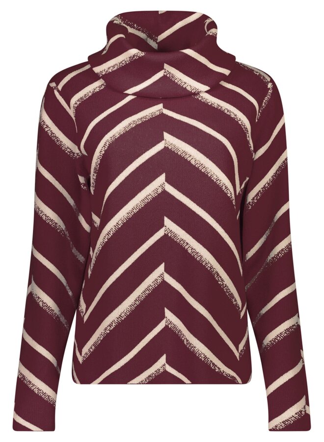 Bloomings Amsterdam Pullover Bourgogne SLK20-9046