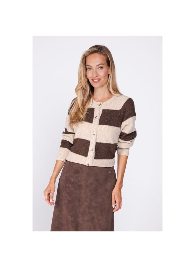 Poools Vest Bruin 633206
