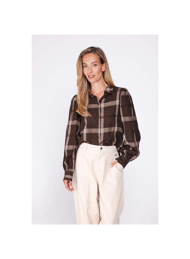 Poools Blouse Bruin 633211