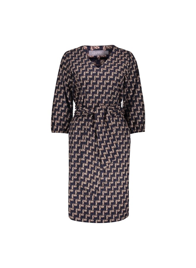 Geisha Jurk Bruin 67557-20