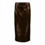 Geisha Fake Leather Rok Bruin 66535-19