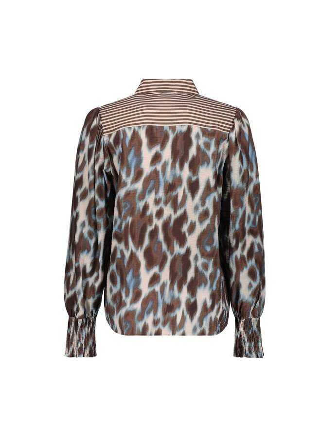Geisha Blouse Bruin 63713-20