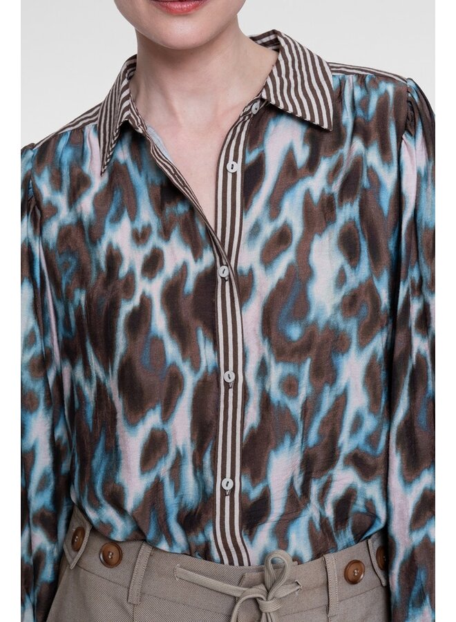 Geisha Blouse Bruin 63713-20