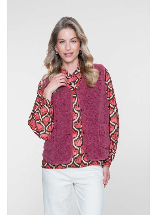 Geisha Blouse Rood 63641-20