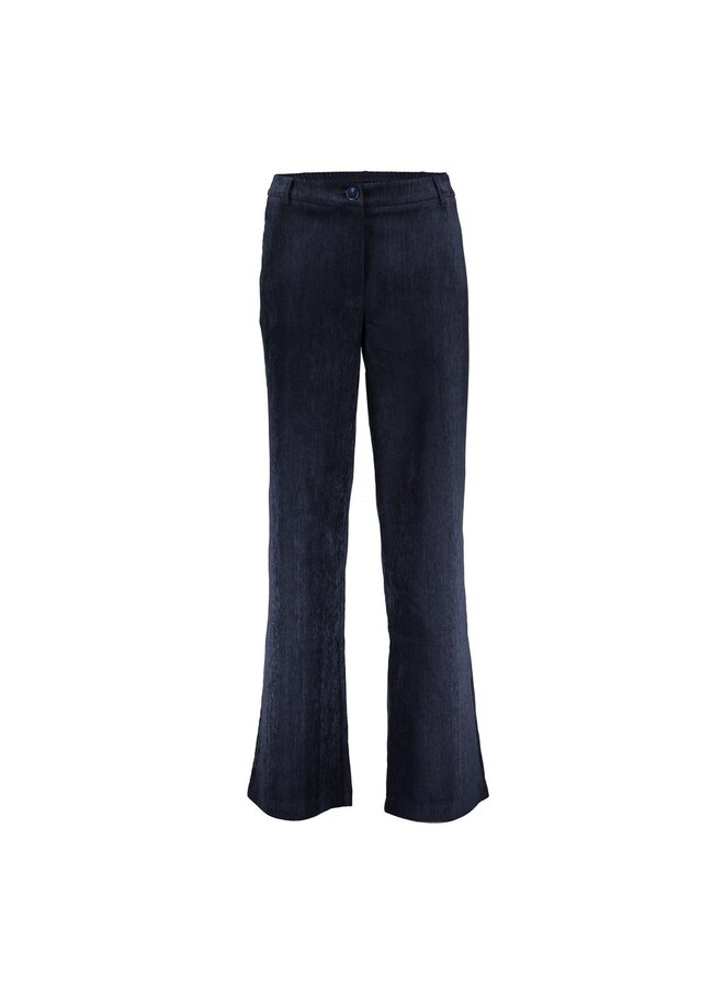 Geisha Velours Broek Marine 61522-10