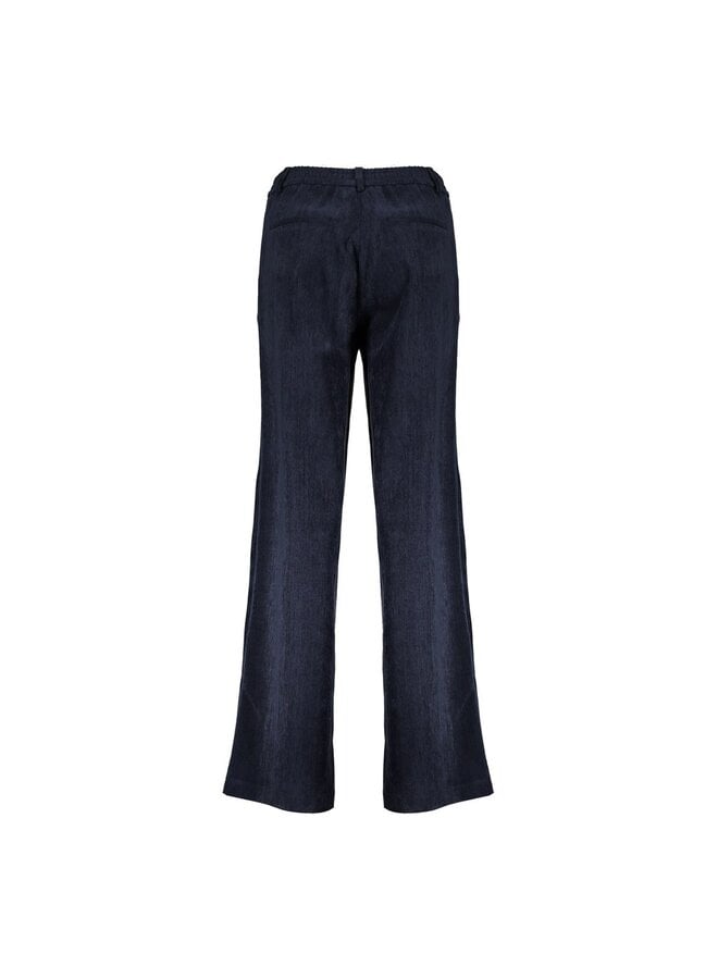 Geisha Velours Broek Marine 61522-10