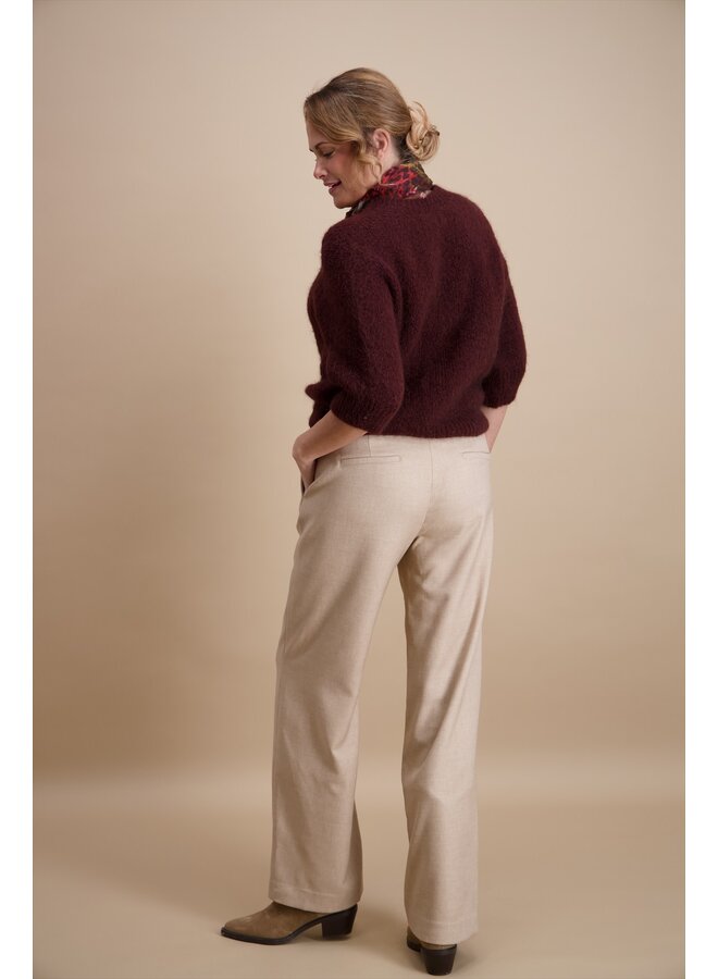 Signe Nature Pullover Bourgogne 842248