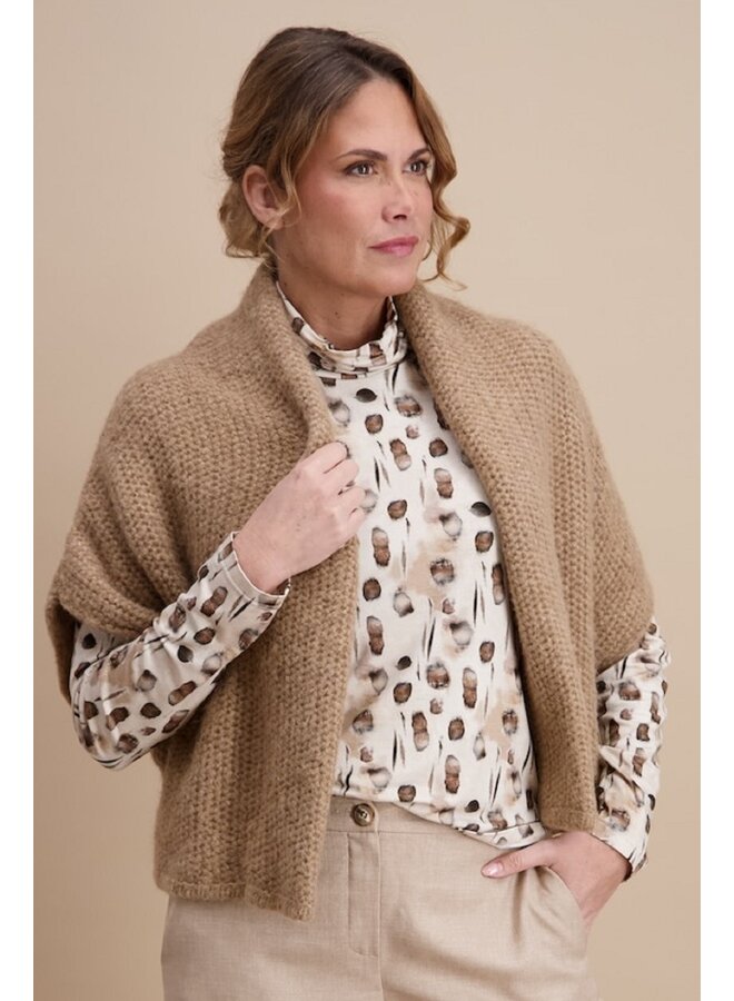 Signe Nature Vest Camel 843140