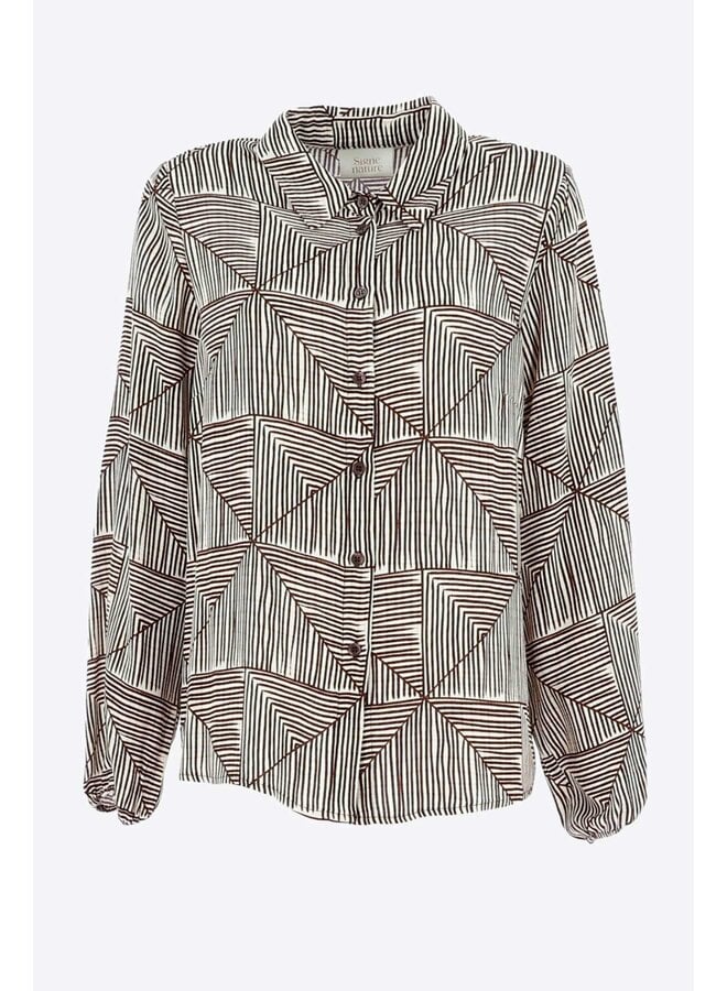 Signe Nature Blouse Bruin 840395