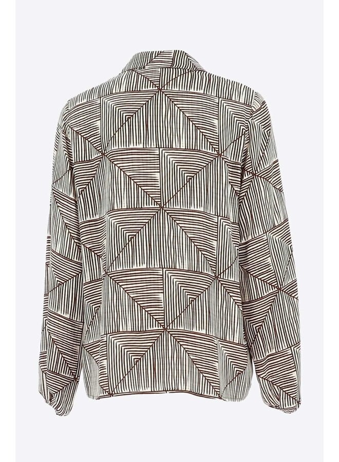 Signe Nature Blouse Bruin 840395