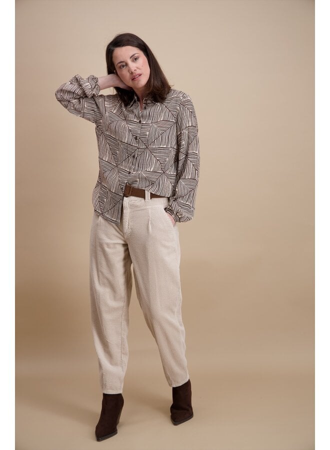 Signe Nature Blouse Bruin 840395