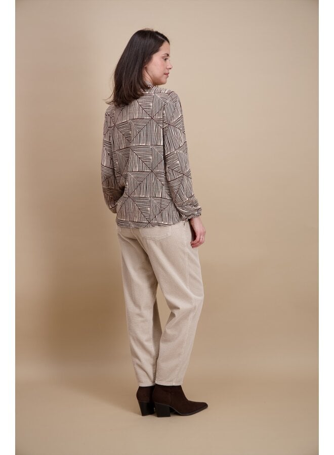 Signe Nature Blouse Bruin 840395