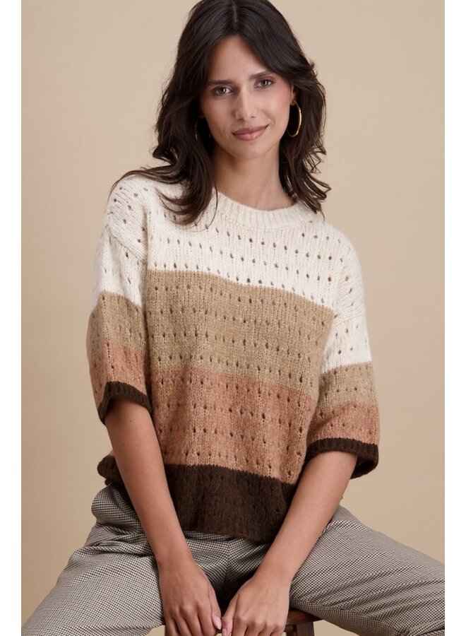 Signe Nature Pullover Bruin 842217