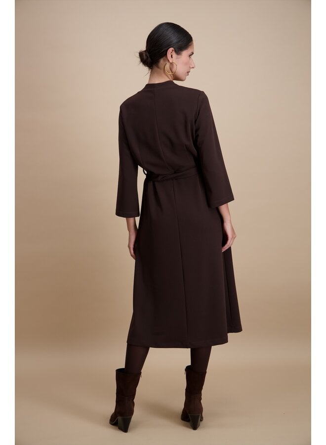 Signe Nature Jurk Bruin 890303