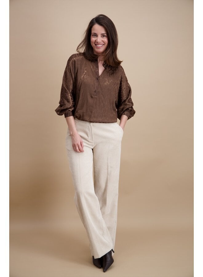 Signe Nature Blouse Bruin 840406