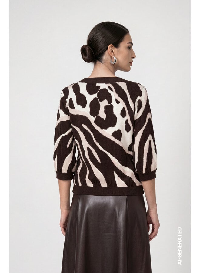 Monari Pullover Bruin 810069