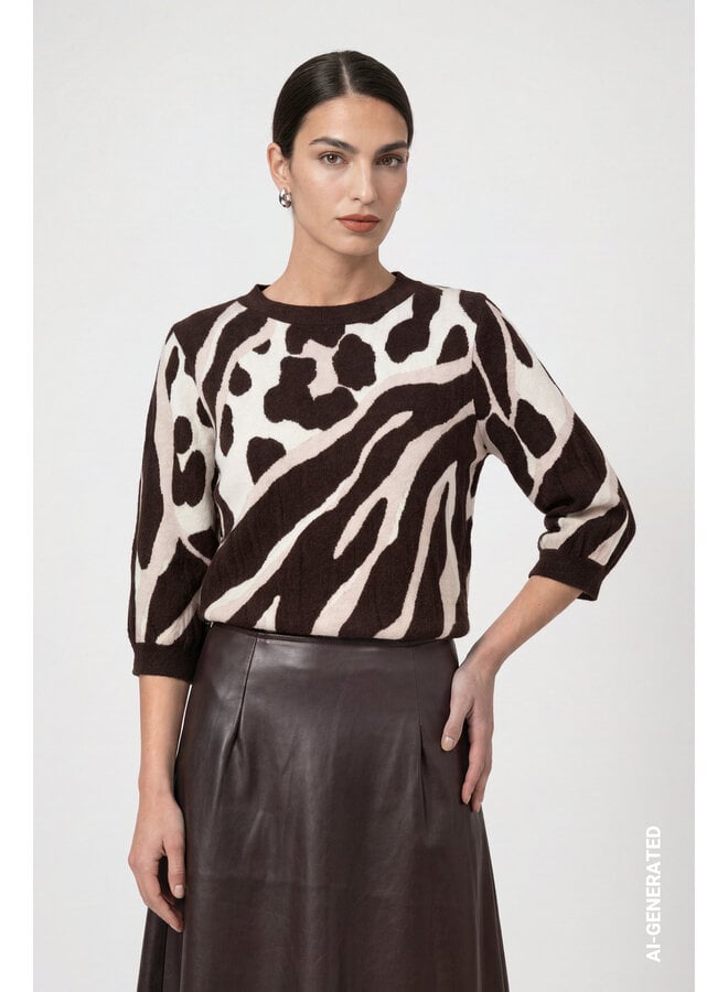 Monari Pullover Bruin 810069