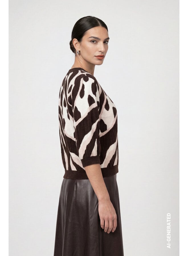 Monari Pullover Bruin 810069