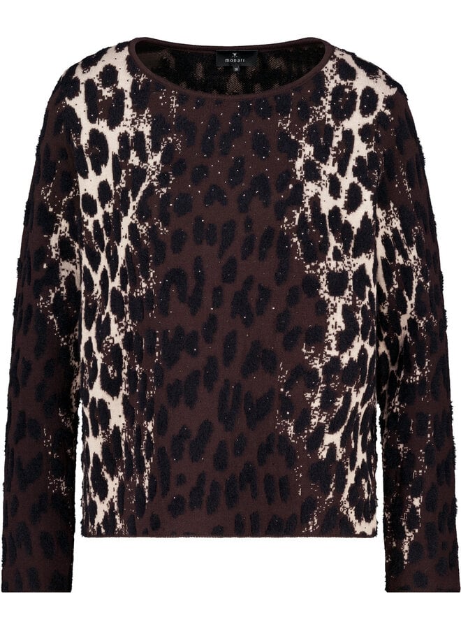 Monari Pullover Bruin 809889