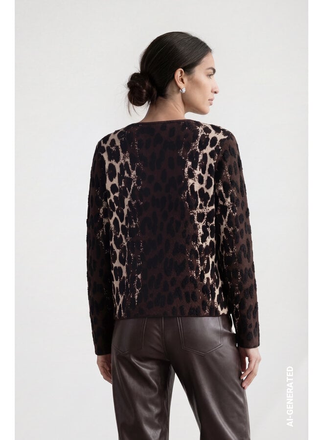 Monari Pullover Bruin 809889