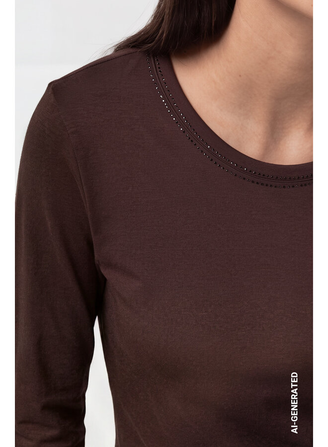 Monari Shirt Bruin 810053