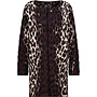 Monari Lang Vest Bruin 809888