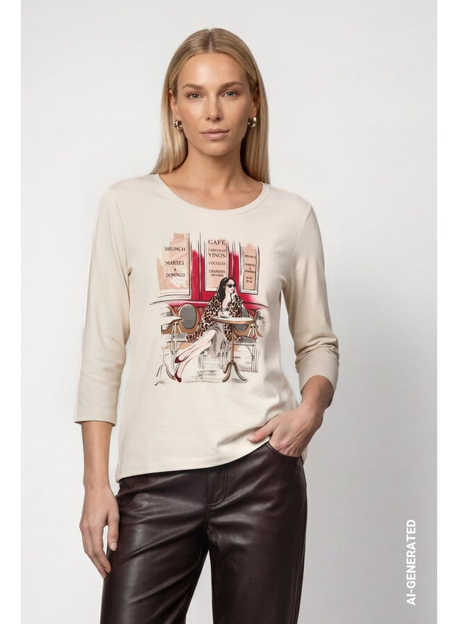 Monari Shirt Beige 810018
