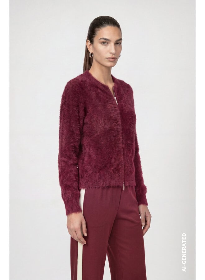 Monari Fluffy Vest Bourgogne 809985