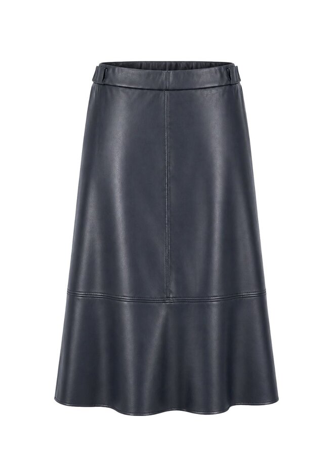 Frank Walder Fake Leather Rok Marine 109201