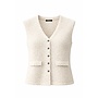 Frank Walder Gilet Ivoor 107051