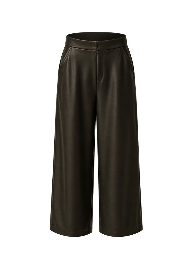 Frank Walder Fake Leather Broek Bruin 107603