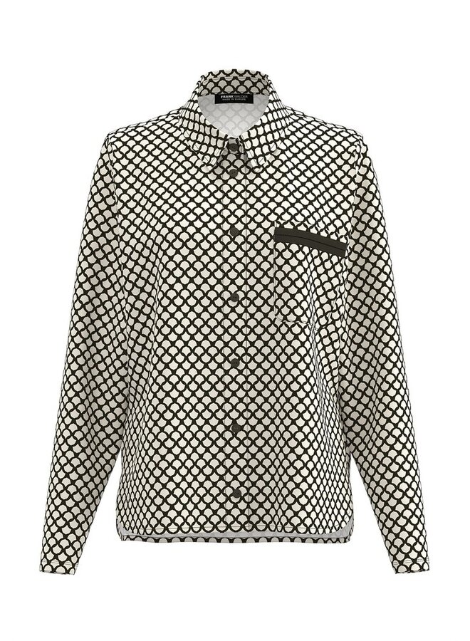 Frank Walder Blouse Bruin 726101